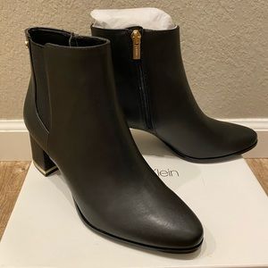 Calvin Klein Black ankle boots